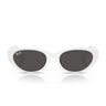 Ray-Ban Sunglasses RB4457D 677287 White/Grey Unisex