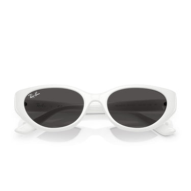 Ray-Ban Occhiali da Sole RB4457D 677287 Bianco/Grigio Unisex 6