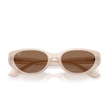Ray-Ban Occhiali da Sole RB4457D 678673 Beige/Marrone Unisex 6