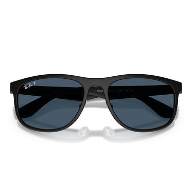 Ray-Ban Occhiali da Sole RB4468 601S1C Sabbia Nero Blu Unisex Polarizzati 5