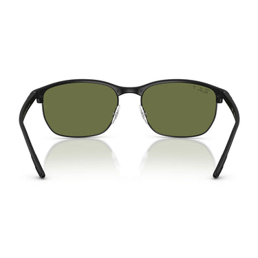 Ray-Ban Occhiali da Sole RB4469 601S 2 Sabbia Nero Verde Unisex Polarizzati 4
