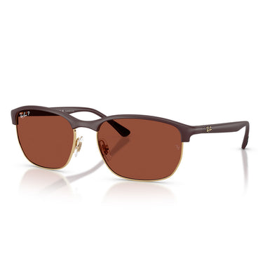 Ray-Ban Occhiali da Sole RB4469 64451B Sabbia Violetto Rosso Unisex Polarizzati 2