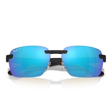 Ray-Ban Occhiali da Sole RB4470CH 601SA1 Sabbia Nero/Blu Unisex Polarizzati 5