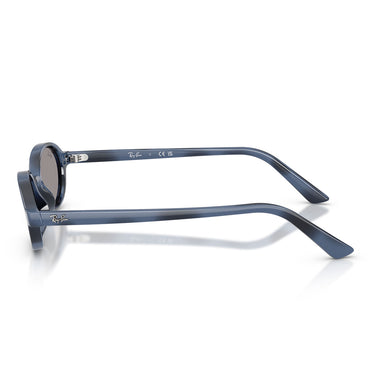 Ray-Ban Occhiali da Sole RB4472 6855 1 Blu Striato Grigio Unisex 3
