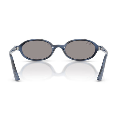 Ray-Ban Occhiali da Sole RB4472 6855 1 Blu Striato Grigio Unisex 4
