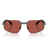 Ray-Ban Occhiali da Sole RB4475CH 60171B Sabbia Grigio/Rosso Unisex Polarizzati