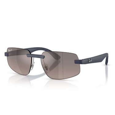 Ray-Ban Occhiali da Sole RB4475CH 63315J Sabbia Blu Scuro/Grigio Sfumato Unisex Polarizzati 1