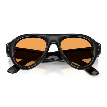 Ray-Ban Occhiali da Sole RB4925 601/7 Aviator Puffer X ASAP Rocky Nero/Arancione Unisex 3