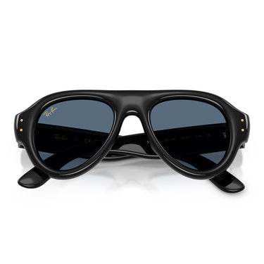 Ray-Ban Occhiali da Sole RB4925 601/80 Aviator Puffer X ASAP Rocky Nero/Blu Scuro Unisex 5
