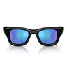 Ray-Ban Occhiali da Sole RB4940 601/55 Wayfarer Puffer X ASAP Rocky Nero/Blu Specchiato Unisex
