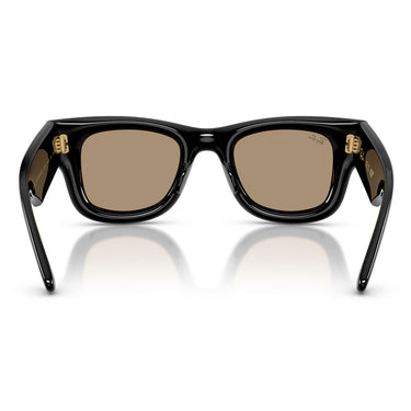 Ray-Ban Occhiali da Sole RB4940 601/7J Wayfarer Puffer X ASAP Rocky Nero/Marrone Specchiato Unisex 3
