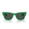 Ray-Ban Lunettes de Soleil RB4940B 685987 Wayfarer Puffer X ASAP Rocky Vert Avec Strass Ultra Noir Unisexe 1