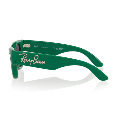 Ray-Ban Occhiali da Sole RB4940B 685987 Wayfarer Puffer X ASAP Rocky Verde Con Strass Ultra Black Unisex 3