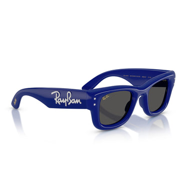 Ray-Ban Occhiali da Sole RB4940B 686087 Wayfarer Puffer X ASAP Rocky Blu Con Strass Ultra Black Unisex 3