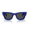 Ray-Ban Lunettes de Soleil RB4940B 686087 Wayfarer Puffer X ASAP Rocky Bleu Avec Strass Ultra Noir Unisexe