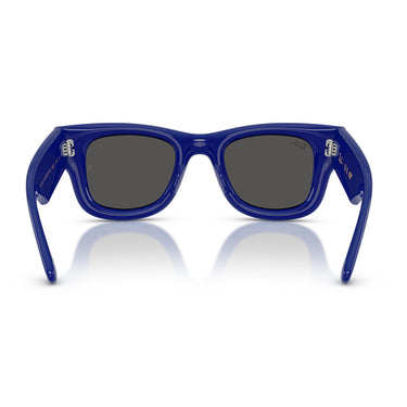 Ray-Ban Occhiali da Sole RB4940B 686087 Wayfarer Puffer X ASAP Rocky Blu Con Strass Ultra Black Unisex 4