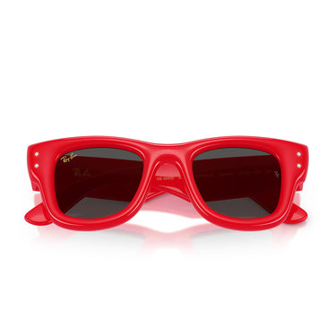 Ray-Ban Occhiali da Sole RB4940B 686187 Wayfarer Puffer X ASAP Rocky Rosso Con Strass Ultra Black Unisex 5
