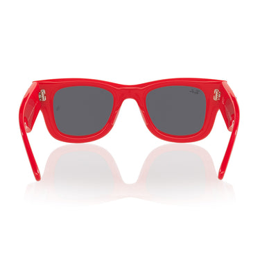 Ray-Ban Occhiali da Sole RB4940B 686187 Wayfarer Puffer X ASAP Rocky Rosso Con Strass Ultra Black Unisex 4