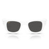 Ray-Ban Sunglasses RB4940B 686387 Wayfarer Puffer X ASAP Rocky White With Rhinestones/Ultra Black Unisex