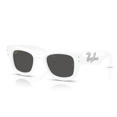Ray-Ban Sunglasses RB4940B 686387 Wayfarer Puffer X ASAP Rocky White With Rhinestones/Ultra Black Unisex 1