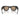 Ray-Ban Occhiali da Sole RB4940B 68647J Wayfarer Puffer X ASAP Rocky Nero con Strass Marrone Scuro Specchiato Rosé Unisex 4