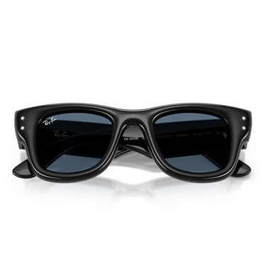 Ray-Ban Occhiali da Sole RB4940B 686480 Wayfarer Puffer X ASAP Rocky Nero con Strass Blu Scuro Unisex 5