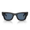 Ray-Ban Occhiali da Sole RB4940B 686480 Wayfarer Puffer X ASAP Rocky Nero con Strass Blu Scuro Unisex 