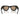Ray-Ban Occhiali da Sole RB4940BP 68657J Wayfarer Puffer X ASAP Rocky Nero con Strass Marrone Scuro Specchiato Rosé Unisex  4
