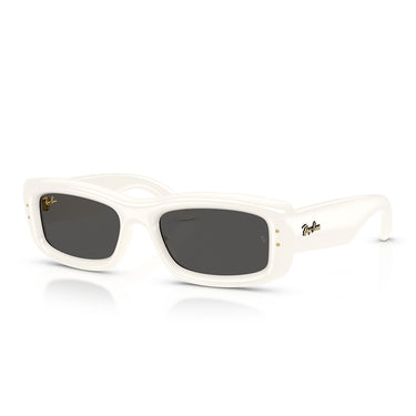 Ray-Ban Occhiali da Sole RB4944 687487 Kiliane Puffer X ASAP Rocky Crema Pieno Ultra Black Unisex 1