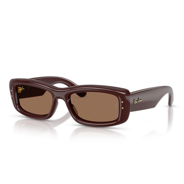 Ray-Ban Occhiali da Sole RB4944 687773 Kiliane Puffer X ASAP Rocky Marrone Scuro Trasparente/Marrone Scuro Unisex 0