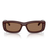 Ray-Ban Occhiali da Sole RB4944 687773 Kiliane Puffer X ASAP Rocky Marrone Scuro Trasparente/Marrone Scuro Unisex