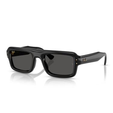 Ray-Ban Occhiali da Sole RB4954 601/87 Flacko Puffer X ASAP Rocky Nero/Ultra Black Unisex 1