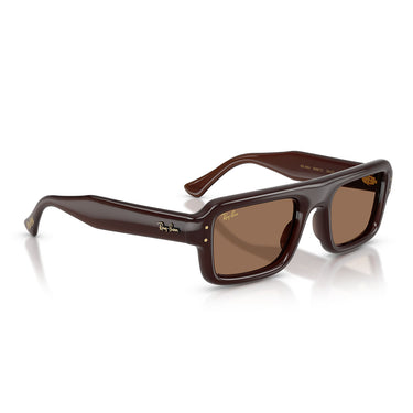 Ray-Ban Occhiali da Sole RB4954 689673 Flacko Puffer X ASAP Rocky Marrone Scuro/Marrone Scuro Unisex 4