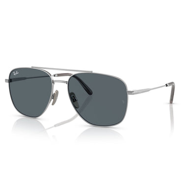 Ray-Ban Occhiali da Sole RB8097 9209R5 William Titanium Argento/Blu Unisex 1