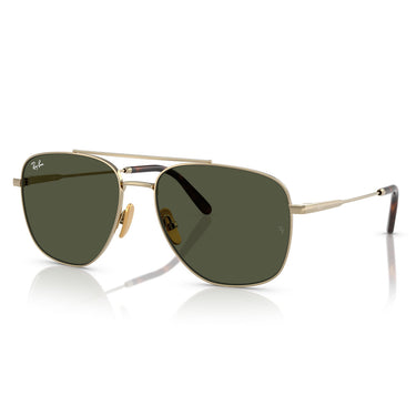 Ray-Ban Occhiali da Sole RB8097 926531 William Titanium Oro/Verde Unisex 1
