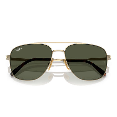 Ray-Ban Occhiali da Sole RB8097 926531 William Titanium Oro/Verde Unisex 5