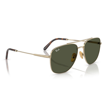 Ray-Ban Occhiali da Sole RB8097 926531 William Titanium Oro/Verde Unisex 4