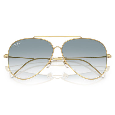 Ray-Ban Occhiali da Sole RBR0101S 001/79 Aviator Reverse Oro Arista/Blu Sfumato Trasparente Unisex 5