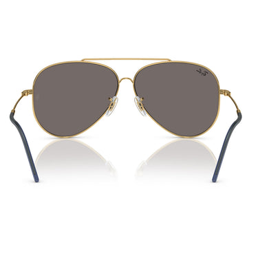 Ray-Ban Gafas de Sol RBR0101S 92023A Aviator Reverse Oro/Azul Unisex 4