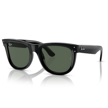 Ray-Ban Occhiali da Sole RBR0502S 6677VR Wayfarer Reverse Nero-Verde Scuro Unisex 1