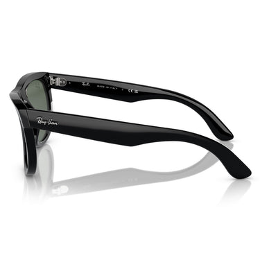 Ray-Ban Occhiali da Sole RBR0502S 6677VR Wayfarer Reverse Nero-Verde Scuro Unisex 2