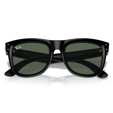 Ray-Ban Occhiali da Sole RBR0502S 6677VR Wayfarer Reverse Nero-Verde Scuro Unisex 5