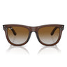 Ray-Ban Okulary Przeciwsłoneczne RBR0502S 6709CB Wayfarer Reverse Brązowy/Jasnobrązowy Unisex