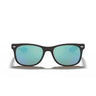 Ray-Ban Sonnenbrille RJ9052S 100S55 Wayfarer Kids Schwarz-Blau Verspiegelt Kinder