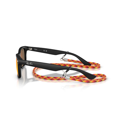 Ray-Ban Gafas de Sol RJ9052S 70286Q Wayfarer Kids Negro/Marrón Espejado Niños