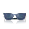 Ray-Ban Sonnenbrille RJ9052S 714855 Wayfarer Kids Blau-Blau Verspiegelt Kinder