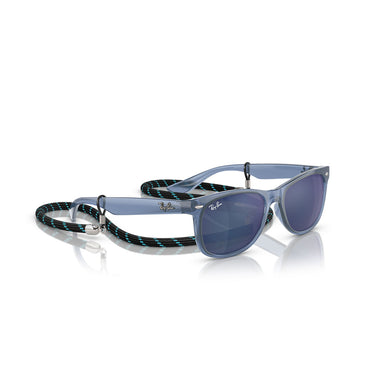 Ray-Ban Gafas de Sol RJ9052S 714855 Wayfarer Kids Azul-Azul Espejado Niños 4
