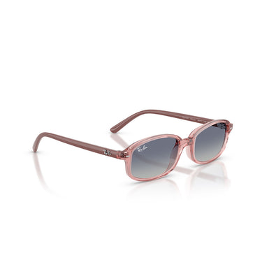 Ray-Ban Occhiali da Sole RJ9132S 72014L Mini Sam Rosa Trasparente/Blu Sfumato Grigio Bambini 4