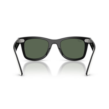 Ray-Ban Occhiali da Sole RJ9140S 721171 Bianco Nero Verde Scuro Bambini  4