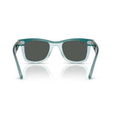 Ray-Ban Occhiali da Sole RJ9140S 721387 Verde Trasparente Grigio Scuro Bambini  4